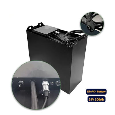 Bom preço Bateria de lítio de 300Ah 24V de empilhadeira flt de carregamento rápido LiFePO4 bateria de empilhadeira on-line