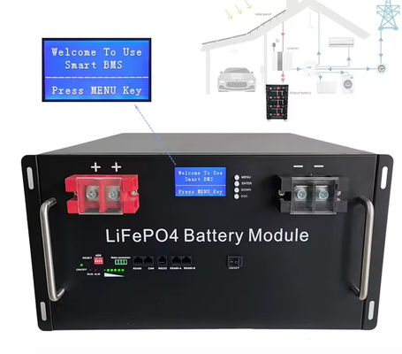 Buen precio Energía solar recargable 48v 300ah Lifepo4 Batería 100ah 200ah 5KWH 10KWH en línea