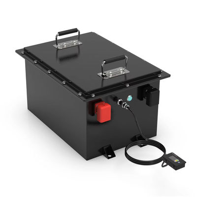 Paquete de batería de iones de litio LiFePO4 personalizado 100AH Golf Cart AGV Camión de limpieza