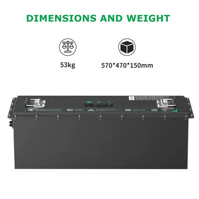 Guter Preis Wiederaufladbare 12,8V 400Ah Lifepo4 Lithium-Ionen-Wohnwagenbatterie Tiefenzyklus für Wohnmobil Online
