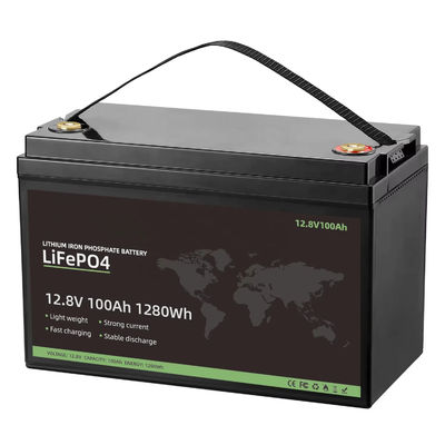 Profundo ciclo Lifepo Caravan Batería de litio 12.8V 25.6V para RV
