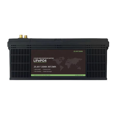 Profundo ciclo Lifepo4 batería de litio RV 25.6v 120ah Para el Campervan