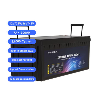 Guter Preis U-Boot 12V 300AH LiFePO4 Lithium-Ionen-Batterie für Camping RV Wohnmobil Online