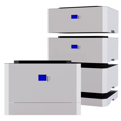 Goede prijs Stapelbare lithium-ion zonnebatterij 24V 100AH 51.2v 200ah Wandmontage IP65 waterdicht online