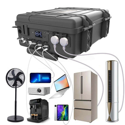 Buen precio Estación eléctrica exterior portátil 3000W con inversor proveedor de oro Lifepo4 batería 2150WH controlador MPPT en línea